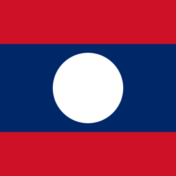 Lao Peoples Flag Icon