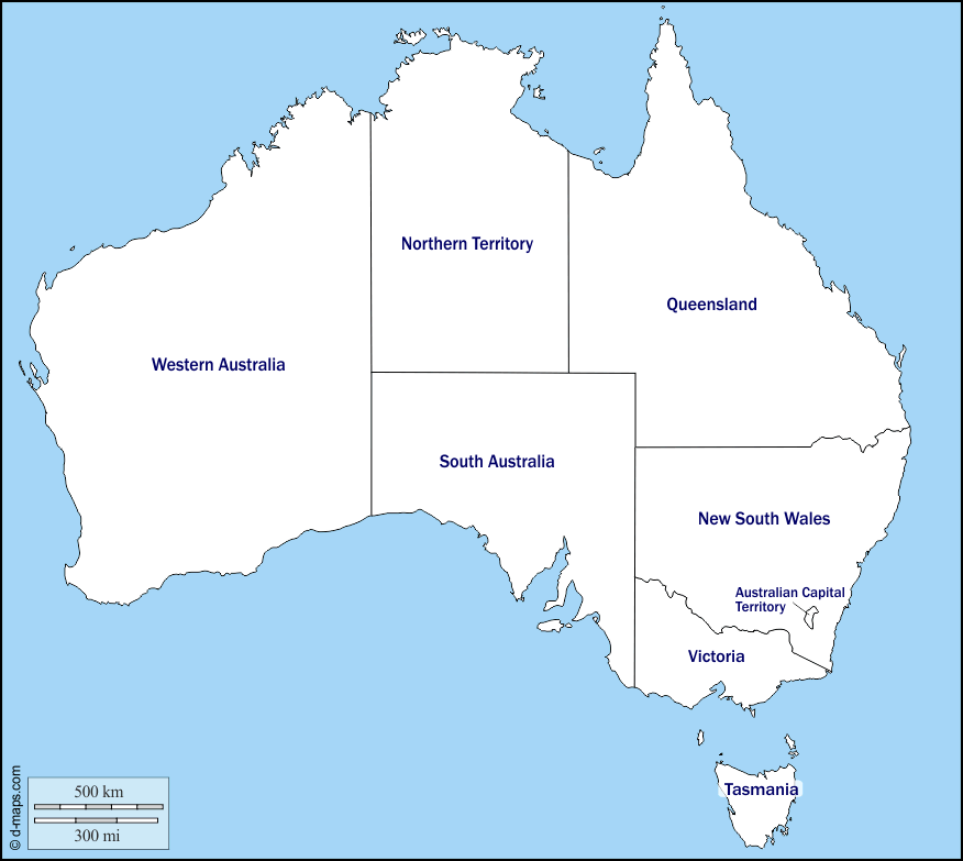 Maps and Locations of Australia