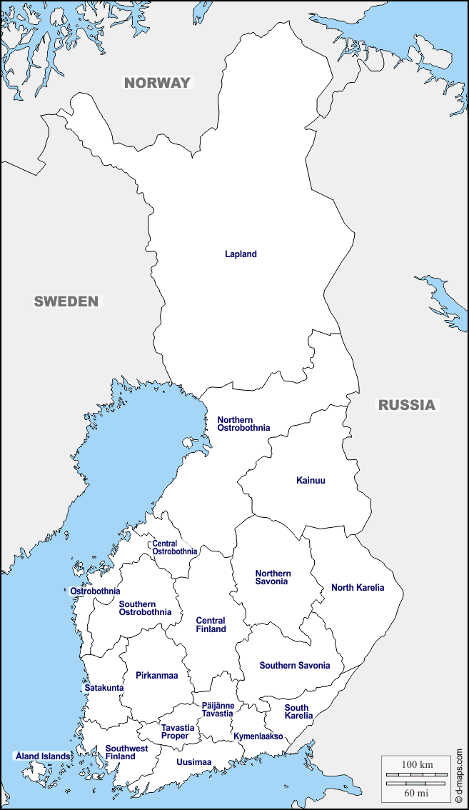 Maps and Locations of Finland