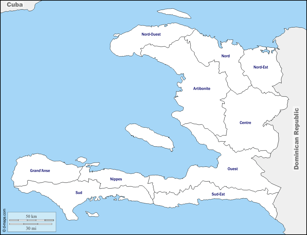 Maps and Locations of Haiti