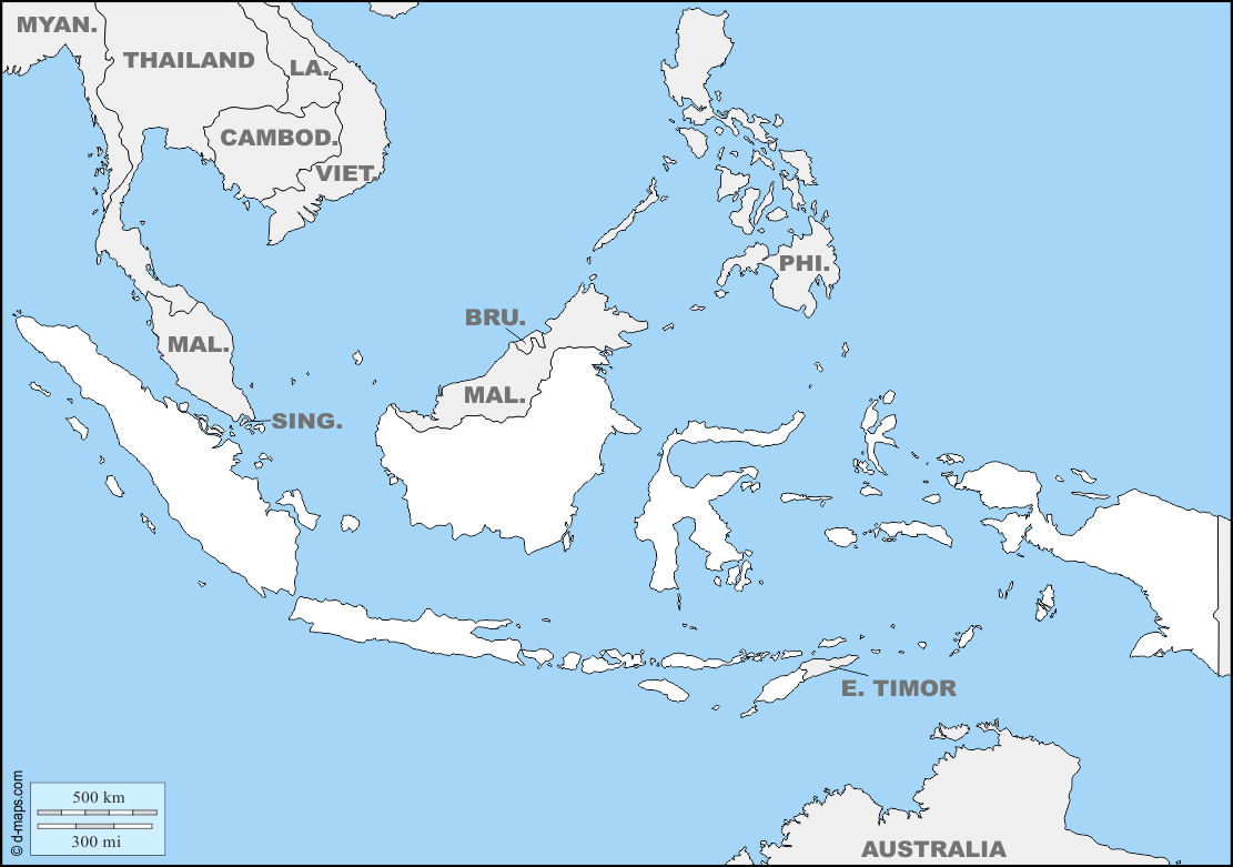 Maps and Locations of Indonesia