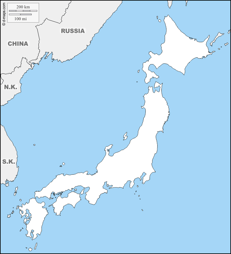 Maps and Locations of Japan