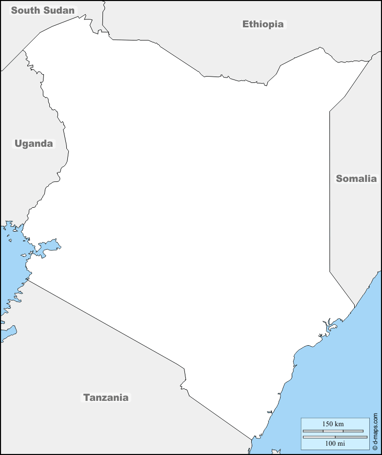Maps and Locations of Kenya