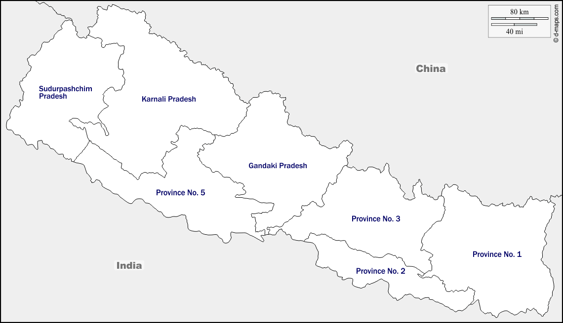 Maps and Locations of Nepal