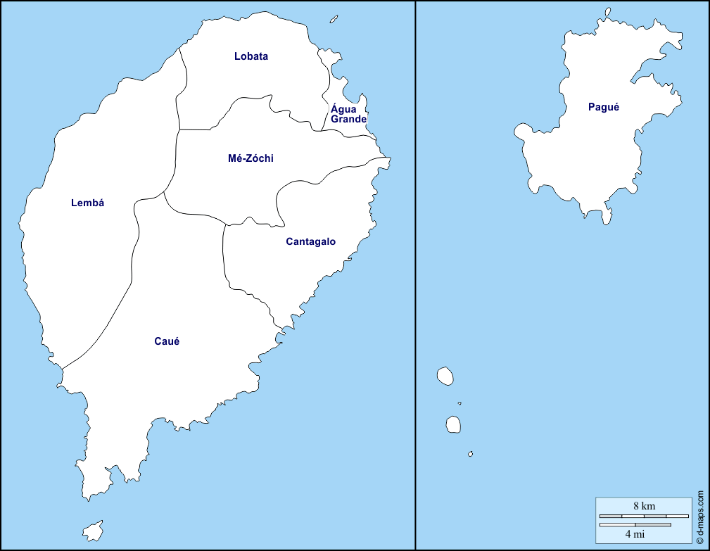Maps and Locations of Sao Tome And Principe