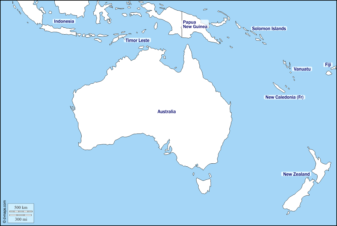 Maps and Locations of Vanuatu