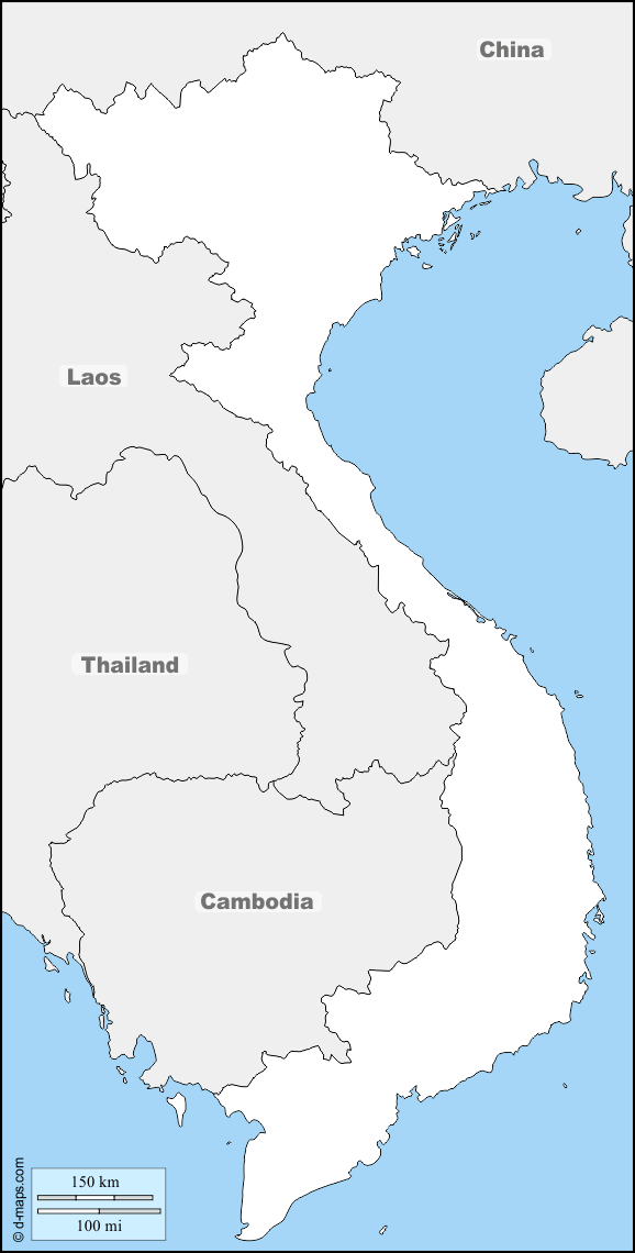 Maps and Locations of Vietnam